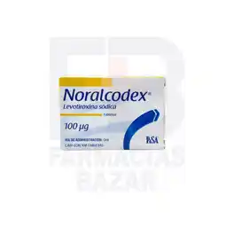 Farmacias Bazar Noralcodex 100mg 100 tabletas oferta