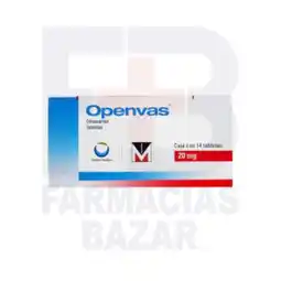 Farmacias Bazar Openvas 20mg 14 tabletas oferta