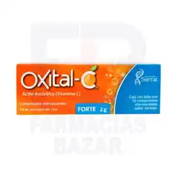 Farmacias Bazar Oxital-c 2gr 10 comprimidos efervescentes escentes serral oferta