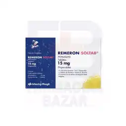 Farmacias Bazar Remeron soltab 15mg 12 tabletas dispersables oferta