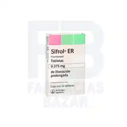 Farmacias Bazar Sifrol er 0.375mg 10 tabletas oferta