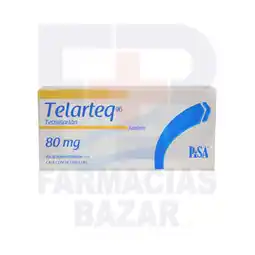 Farmacias Bazar Telarteq 80mg 14 tabletas oferta
