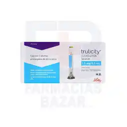 Farmacias Bazar Trulicity 1.5mg/.05ml 2 plumas precargadas oferta