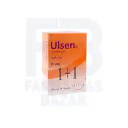 Farmacias Bazar Ulsen 20mg 14 capsulas 1+1 oferta