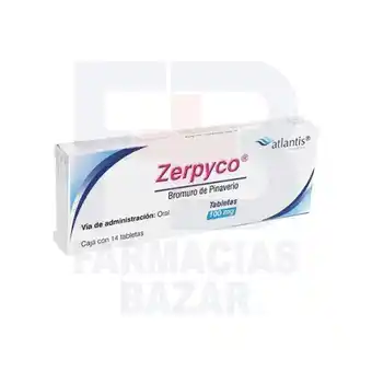 Farmacias Bazar Zerpyco 100mg 14 tabletas oferta