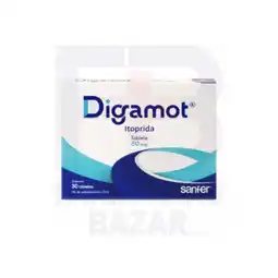 Farmacias Bazar Digamot 50mg 30 tabletas oferta