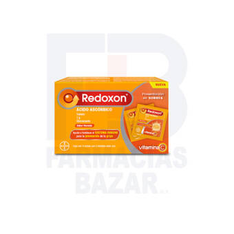 Farmacias Bazar Redoxon sobres 1gr naranja 6 comprimidos efervescentes oferta
