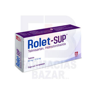 Farmacias Bazar Rolet-sup 80/12.5mg 14 tabletas oferta