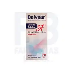 Farmacias Bazar Dalvear sf adulto 300mg/160mg fresa 120ml oferta