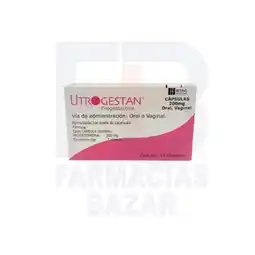 Farmacias Bazar Utrogestan 200mg 14 capsulas duo pack oferta
