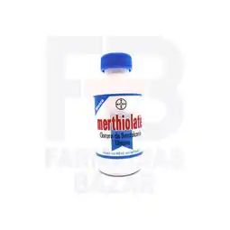Farmacias Bazar Merthiolate blanco 60ml oferta