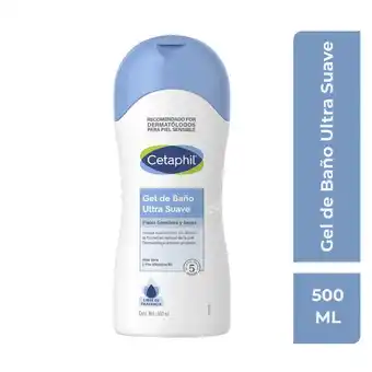 Farmacia San Pablo Cetaphil gel de baño corporal ultra suave para pieles sensibles y secas oferta