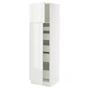 IKEA Sektion / maximera gabinete alto 2 puertas 5 cajones, blanco/ringhult blanco, 61x61x203 cm oferta
