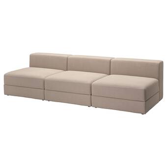IKEA Jättebo sofá modular 4.5 asientos, samsala beige grisáceo oferta