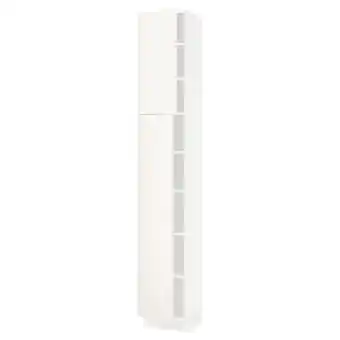 IKEA Sektion gabinete alto 2 puertas c/estantes, blanco/veddinge blanco, 38x37x229 cm oferta