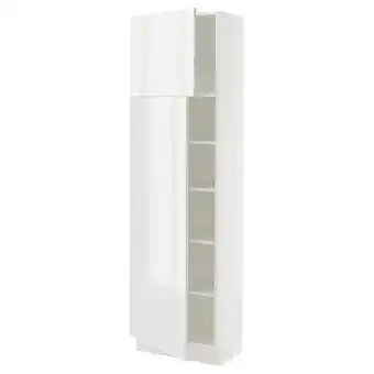 IKEA Sektion gabinete alto 2 puertas c/estantes, blanco/ringhult blanco, 61x37x203 cm oferta