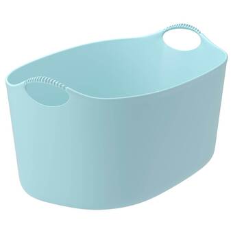 IKEA Torkis canasta ropa flexible int/ext, azul, 35 l oferta