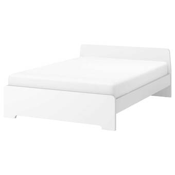 IKEA Askvoll base de cama, blanco, matrimonial oferta