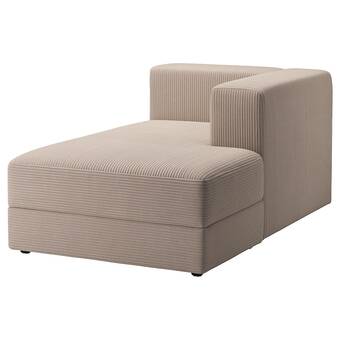 IKEA Jättebo módulo de chaiselongue, derecho, con reposabrazos/samsala beige grisáceo oferta