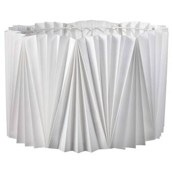 IKEA Kungshult pantalla para lámpara, plisado blanco, 42 cm oferta