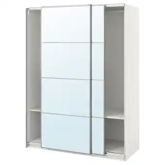 IKEA Pax / auli clóset, blanco/espejo, 150x66x201 cm oferta