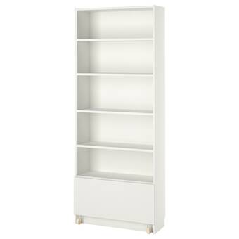 IKEA Billy librero con cajón, blanco, 80x30x202 cm oferta