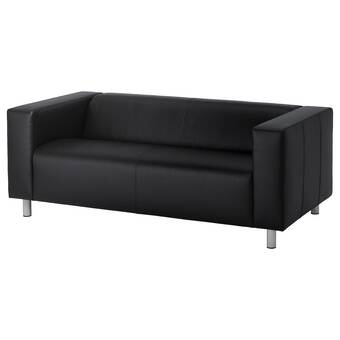 IKEA Klippan sofá de 2 asientos, bomstad negro oferta