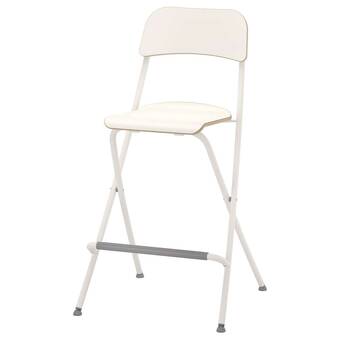 IKEA Franklin silla alta, plegable, blanco/blanco, 63 cm oferta