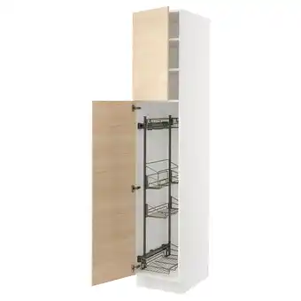 IKEA Sektion gabinete alto 2 puertas estruc extb, blanco/askersund efecto fresno claro, 46x61x229 cm oferta