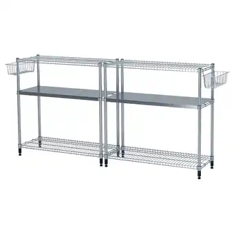 IKEA Omar 2 secciones estante, 211x36x94 cm oferta