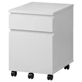 IKEA Malm cajonera con ruedas, blanco, 42x59 cm oferta