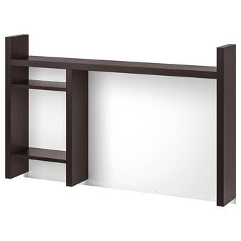 IKEA Micke módulo de ampliación alto, negro-café, 105x65 cm oferta