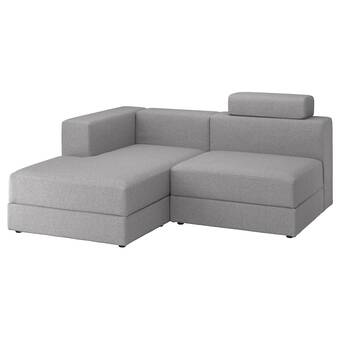 IKEA Jättebo sofá 2.5 asientos con chaiselongue, izquierda con reposacabezas/tonerud gris oferta