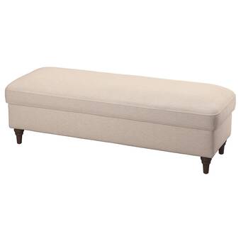 IKEA Esseboda banca con almacenamiento, knäbäck beige claro/café oferta