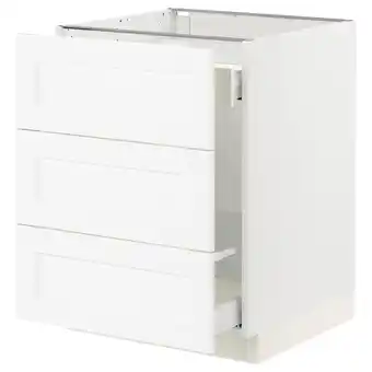 IKEA Sektion / maximera gabinete para bote 1 cajón, blanco enköping/blanco efecto madera, 61x61x76 cm oferta