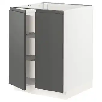 IKEA Sektion / maximera gabinete bajo 2 puertas 3 cajones, blanco/voxtorp gris oscuro, 61x61x76 cm oferta