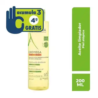 Farmacia San Pablo A-derma exomega control aceite de ducha facial y corporal para piel con tendencia atópica oferta