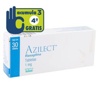 Farmacia San Pablo Azilect 30 tabletas caja oferta