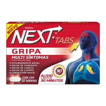Farmacia San Pablo Next tabs multi síntomas gripa oferta
