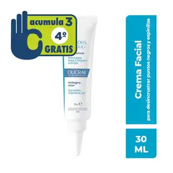 Farmacia San Pablo Ducray keracnyl glycolic+ crema desincrustante puntos negros oferta