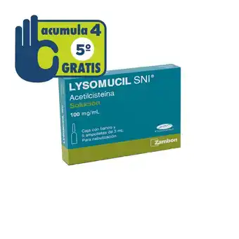 Farmacia San Pablo Lysomucil 5 solución ampolleta oferta