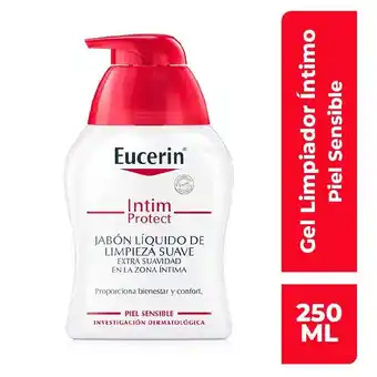 Farmacia San Pablo Eucerin jabón líquido de limpieza extra-suave higiene femenina oferta
