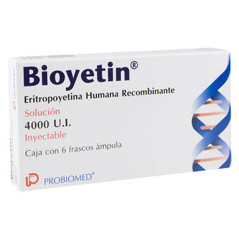 Farmacia San Pablo Bioyetin inyección 6 piezas frasco ámpula oferta