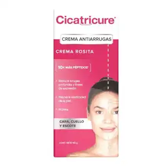 Farmacia San Pablo Cicatricure crema rosita anti-arrugas para cara, cuello, escote oferta