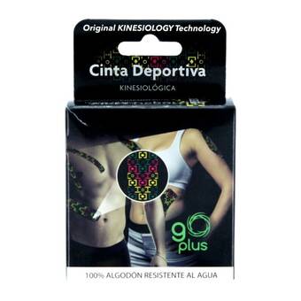 Farmacia San Pablo Go plus cinta deportiva kinesológica color negra oferta