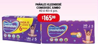 Farmacias Guadalajara PAÑALES KLEENBEBÉ COMODISEC JUMBO oferta