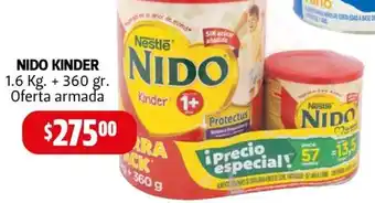 Farmacias Guadalajara NIDO KINDER 1.6 Kg. + 360 gr. oferta