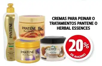 Farmacias Guadalajara CREMAS PARA PEINAR O TRATAMIENTOS PANTENE O HERBAL ESSENCES oferta