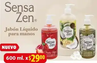 Farmacias Guadalajara Sensa Zen Jabón Líquido para manos 600 ml. oferta