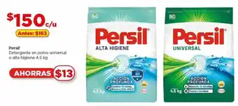 Bodega Aurrerá Persil Detergente en polvo universal o alta higiene 4.5 kg oferta